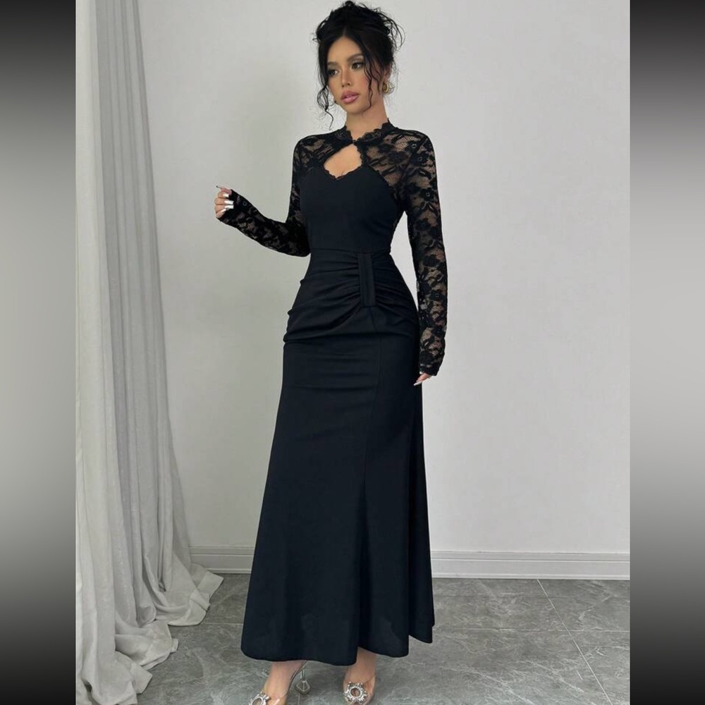 NWT Black Elegant Lace Dress
